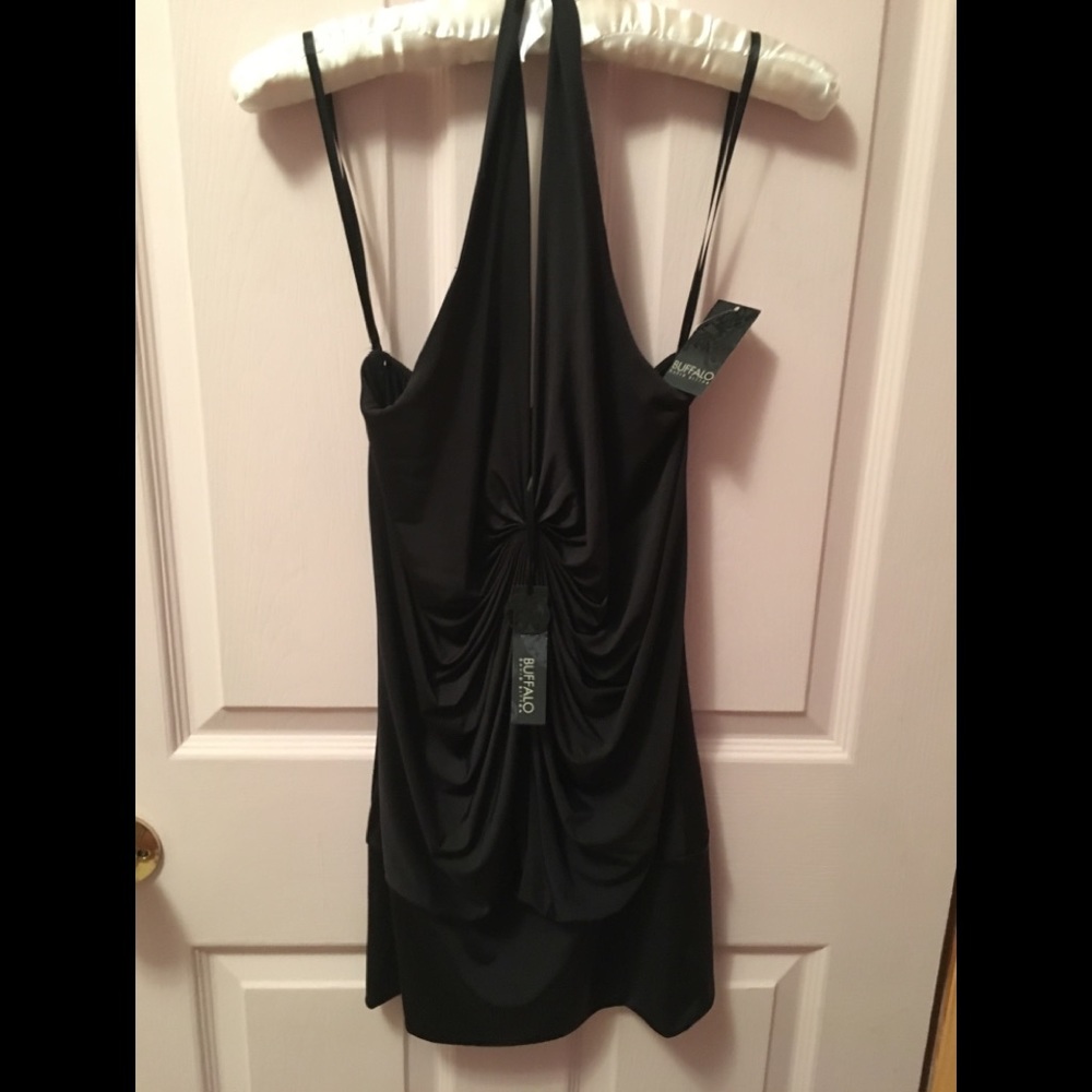 New...Buffalo David Bitton sexy black dress small